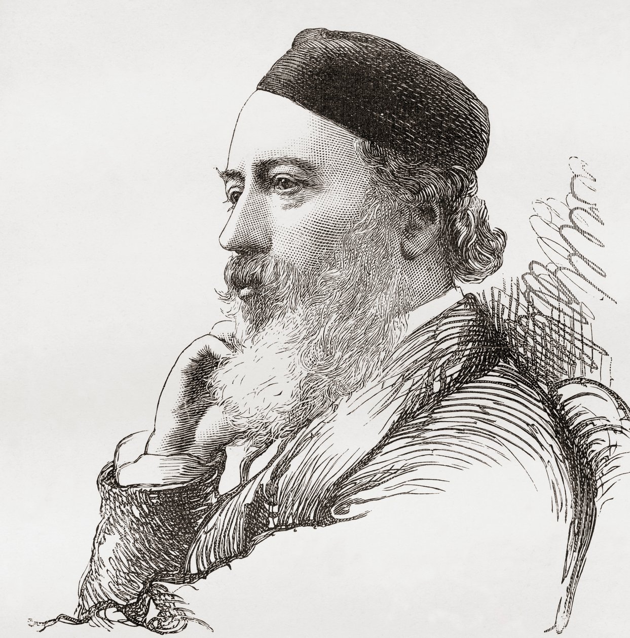 نشر السير جون جيلبرت من مجلة الفن عام 1878 بواسطة مدرسة اللغة الإنجليزية