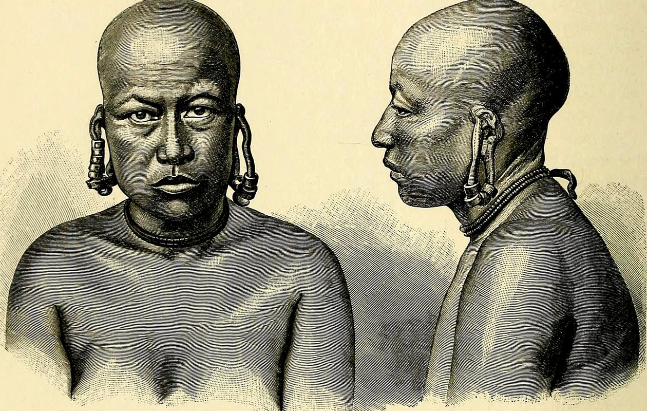 امرأة من جزر أنكوريت 1896 بواسطة مدرسة اللغة الإنجليزية