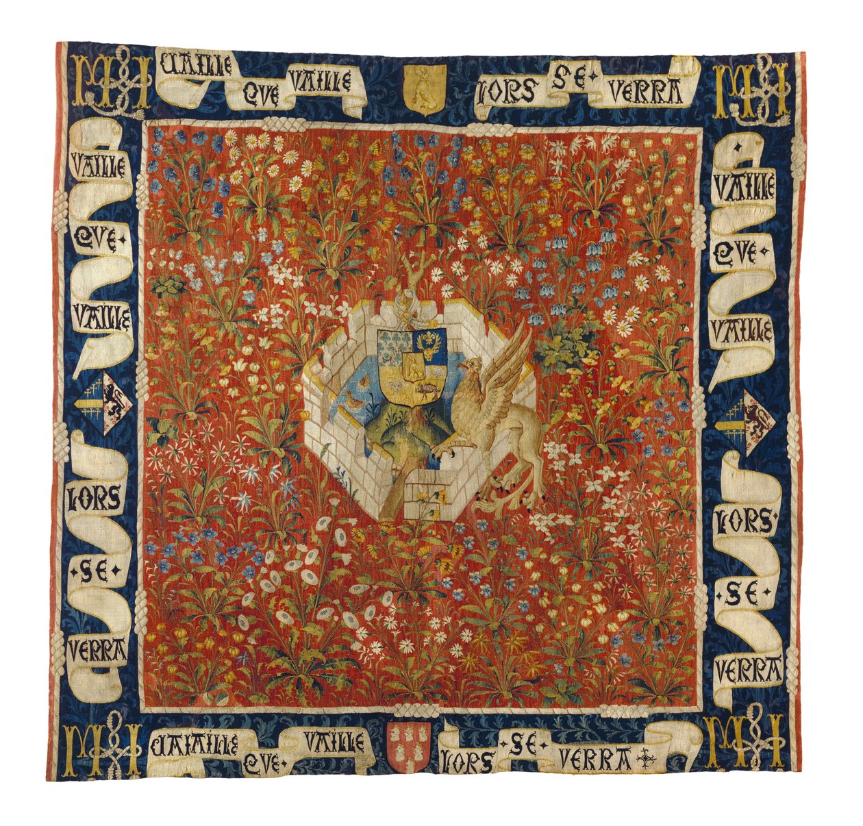 نسيج ميلفليرز ، c.1520 (صوف وحرير) بواسطة المدرسة الفلمنكية