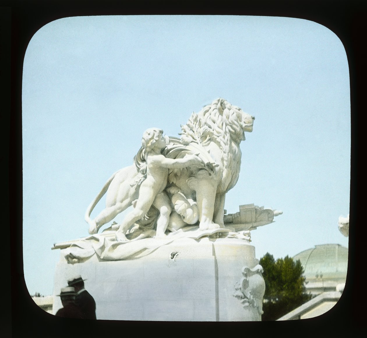 معرض باريس: جسر الإسكندر الثالث ، 1900 (شريحة الفانوس) بواسطة مصور فرنسي