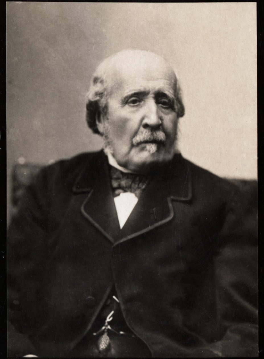 صورة لألبرت ، 4 duc de Broglie (1821-1901) ، مؤرخ وسياسي فرنسي. بواسطة مصور فرنسي