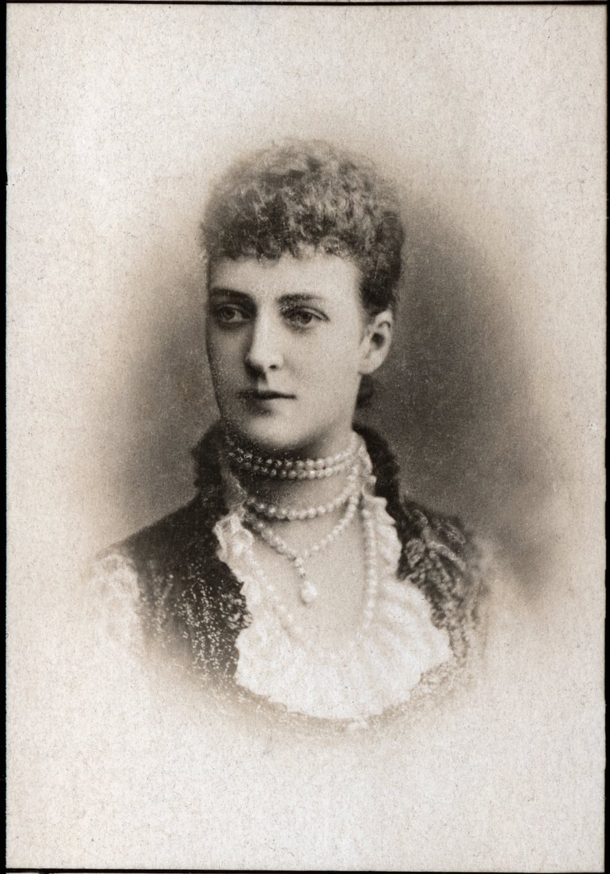 صورة أليكساندرا الدنمارك (1844-1925) ، ملكة المملكة المتحدة. بواسطة مصور فرنسي