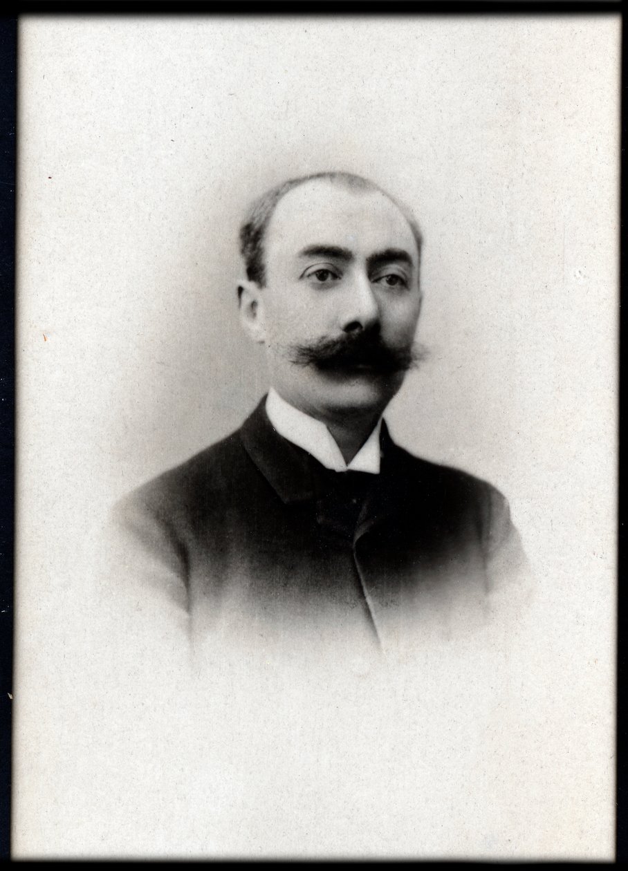 صورة لأندريه ميساغر (1853-1919) ، ملحن فرنسي. بواسطة مصور فرنسي