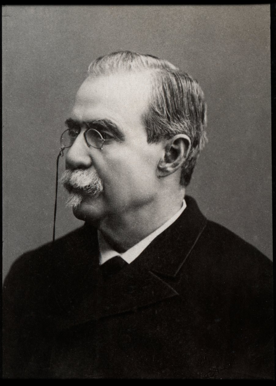 صورة لأنطونيو كانوفاس ديل كاستيلو (1828-1897) ، سياسي ومؤرخ إسباني. بواسطة مصور فرنسي