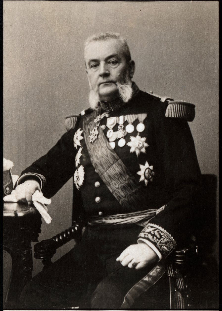 صورة أرماند بيسنارد (1833-1903) ، أميرال فرنسي. بواسطة مصور فرنسي