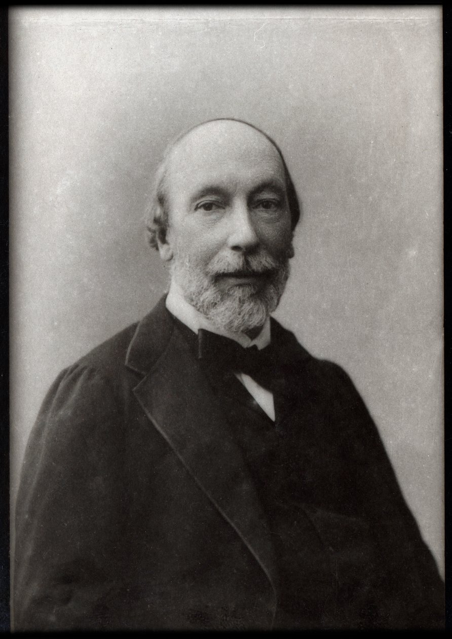 صورة لأوغست فاكويري (1819-1895) ، صحفي وكاتب فرنسي. بواسطة مصور فرنسي