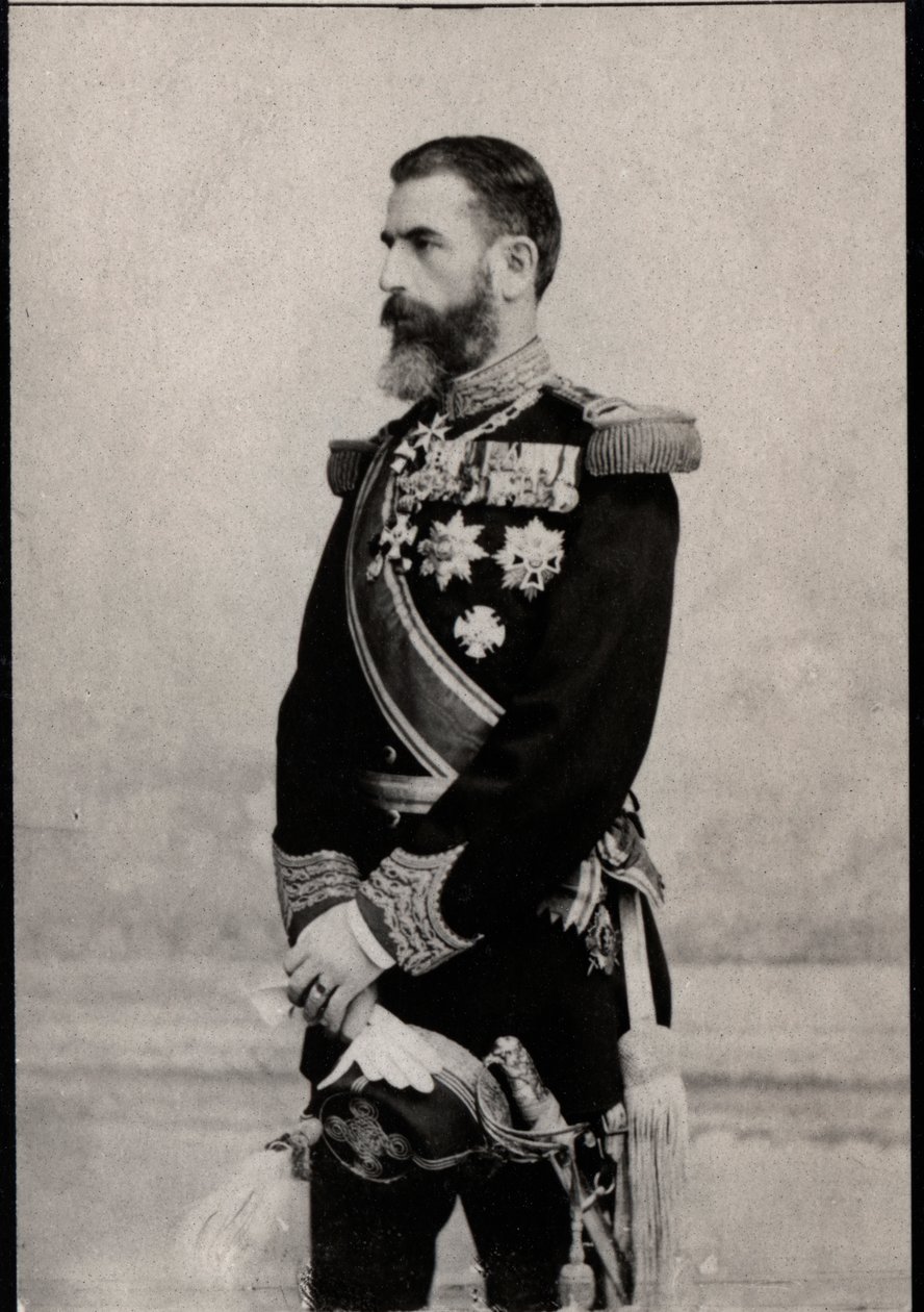 صورة لكارول الأول لرومانيا (1839-1914) ، ملك رومانيا. بواسطة مصور فرنسي