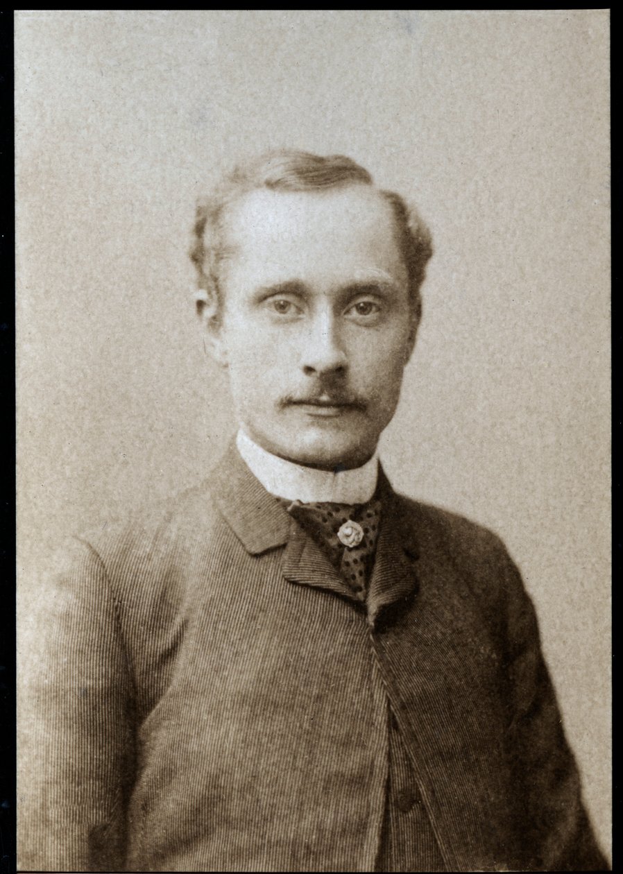 صورة لتشارلز جوستاف أوغست لو بارجي (1858-1936) ، ممثل ومخرج سينمائي فرنسي. بواسطة مصور فرنسي