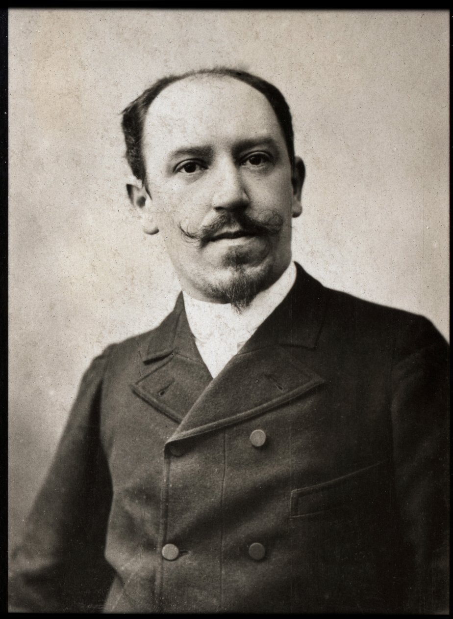 صورة لإدموند هاراوكورت (1856-1941) ، مؤلف وكاتب مسرحي فرنسي. بواسطة مصور فرنسي