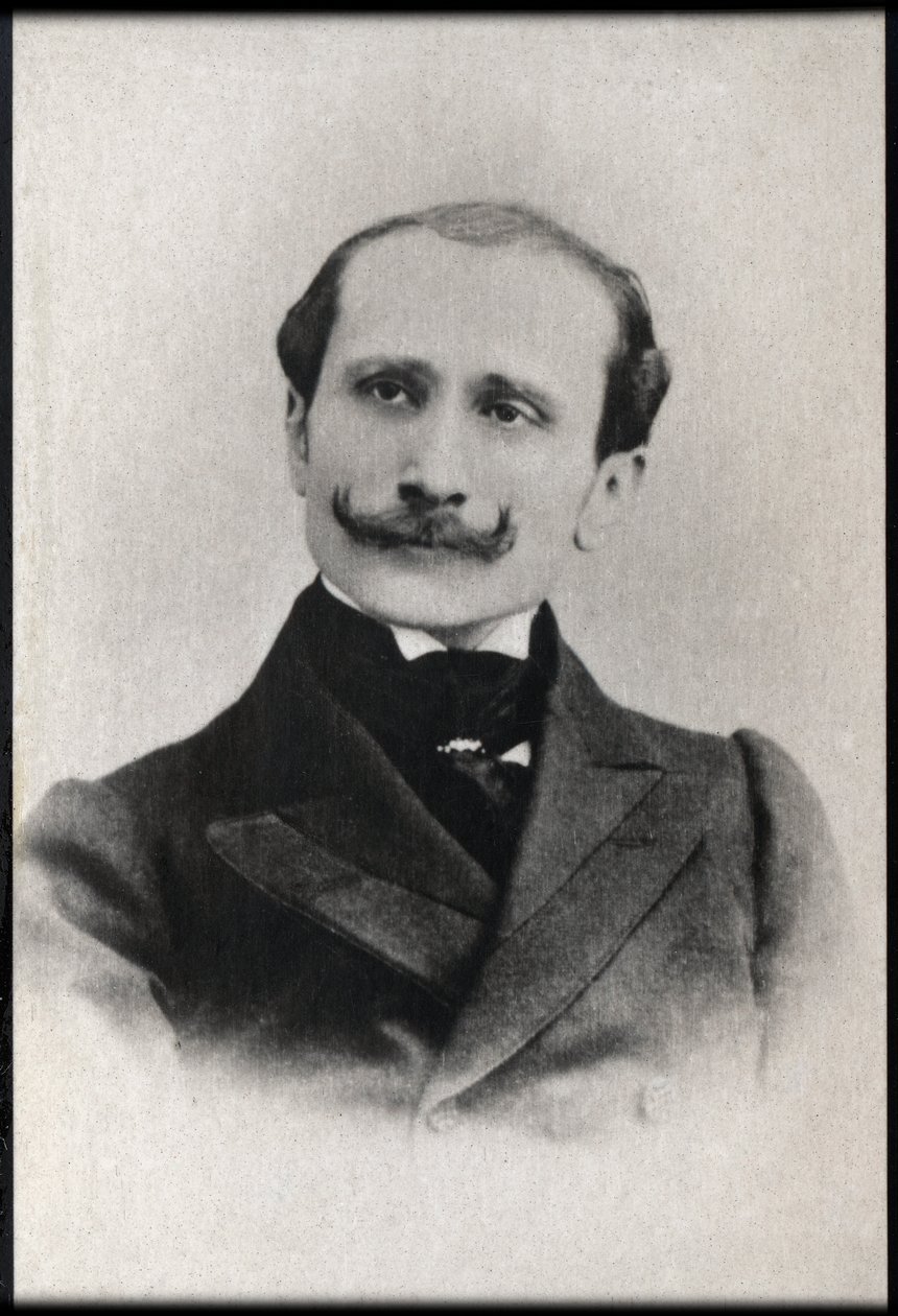 صورة إدموند روستاند (1868-1918) ، الشاعر والكاتب المسرحي الفرنسي. بواسطة مصور فرنسي