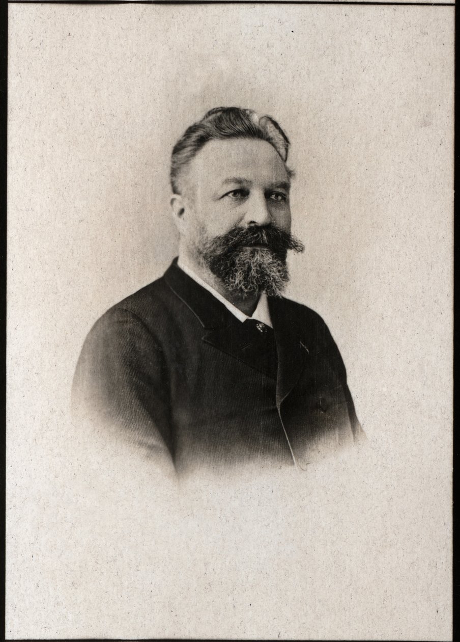 صورة إدوارد كولون (1838-1910) ، موصل فرنسي وعازف كمان. بواسطة مصور فرنسي