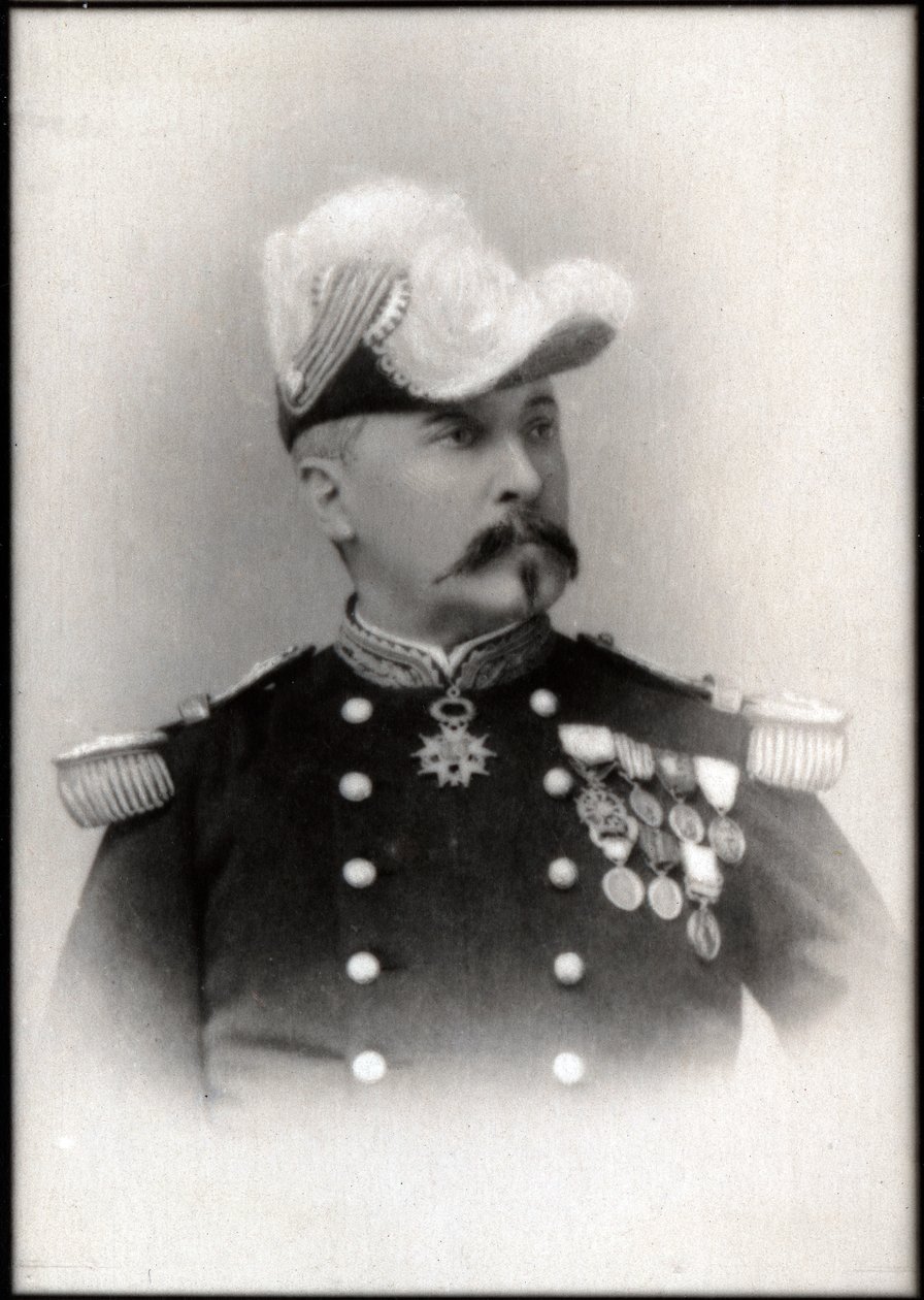 صورة إدوارد فرديناند جامونت (1831-1918) ، جنرال فرنسي. بواسطة مصور فرنسي