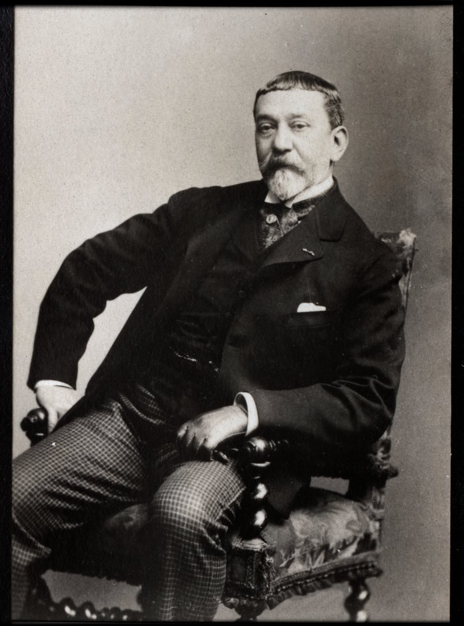 صورة لفرديناند روبيت (1840-1920) ، رسام وخرش فرنسي. بواسطة مصور فرنسي