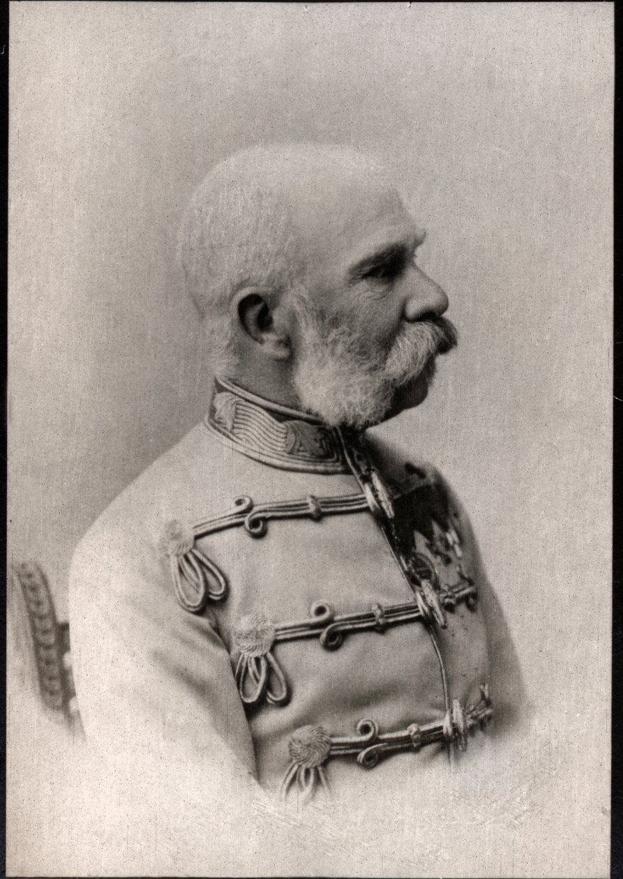 صورة فرانز جوزيف الأول (1830-1916) ، إمبراطور النمسا. بواسطة مصور فرنسي