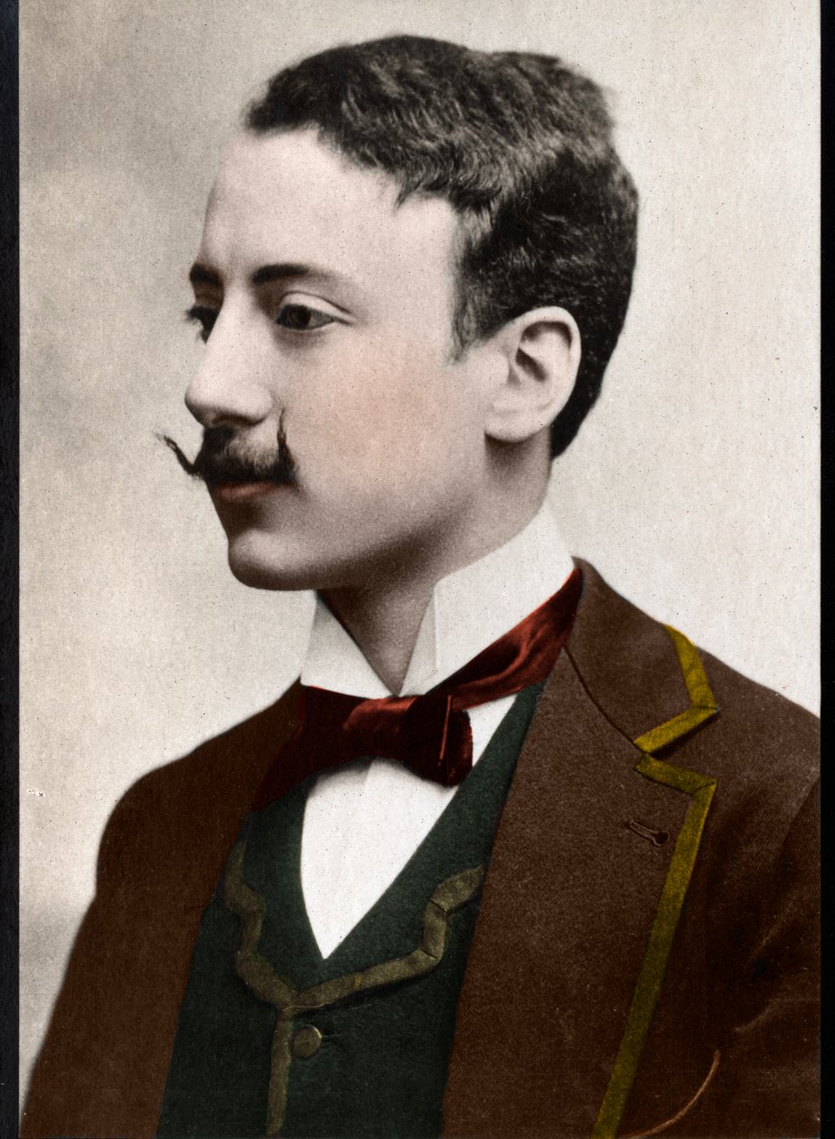 صورة لغابرييل دانونسيو (1863-1938) ، كاتب إيطالي. بواسطة مصور فرنسي