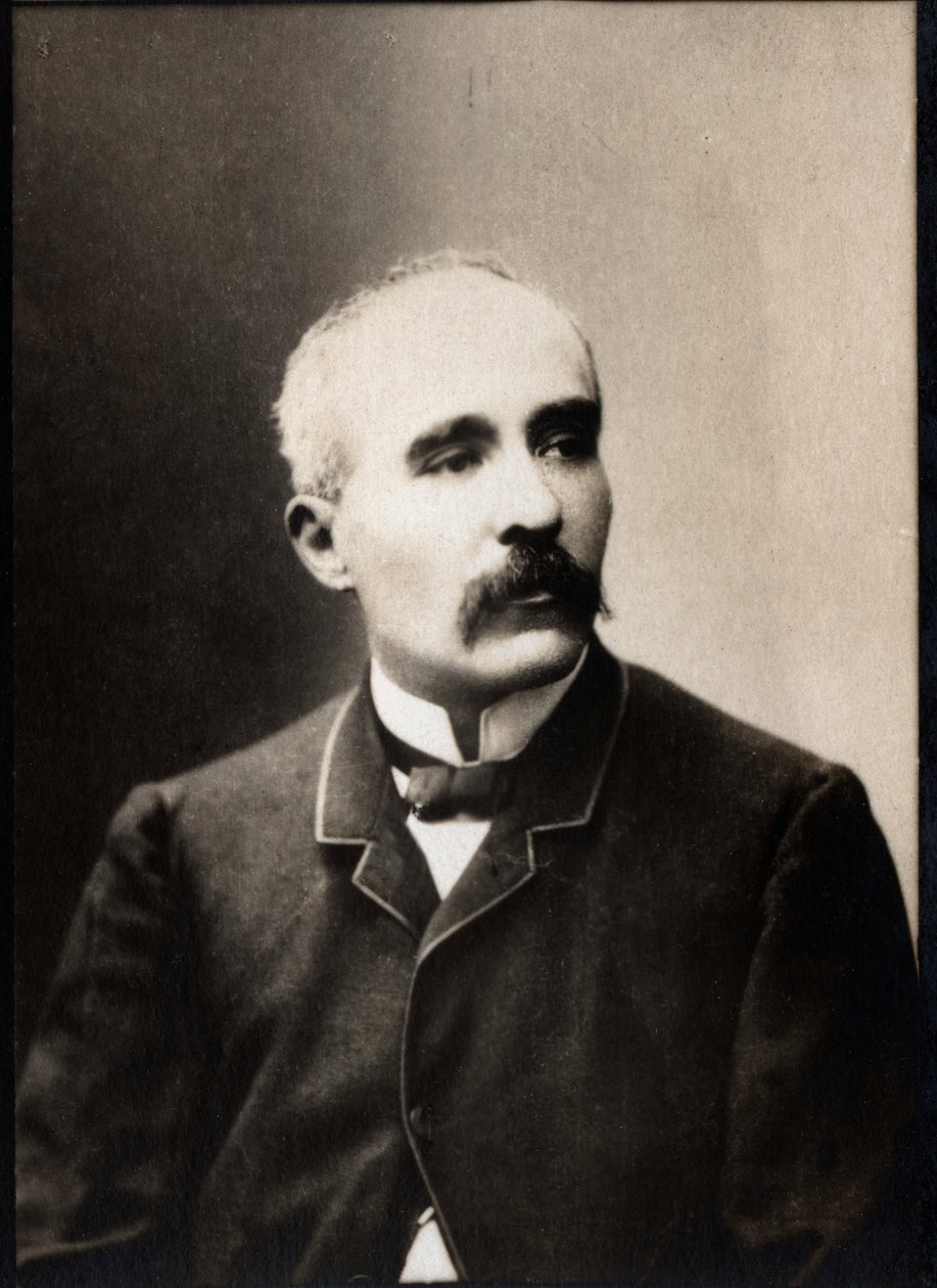 صورة لجورج كليمنصو (1841-1929) ، سياسي وصحفي فرنسي. بواسطة مصور فرنسي