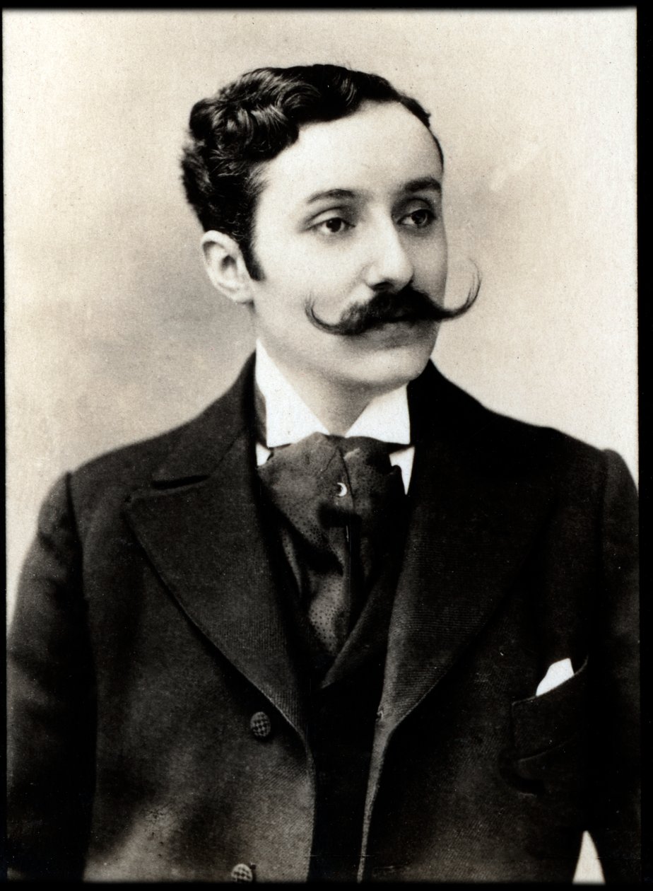 صورة لجورج دي بورتو ريش (1849-1930) ، كاتب مسرحي وروائي فرنسي. بواسطة مصور فرنسي