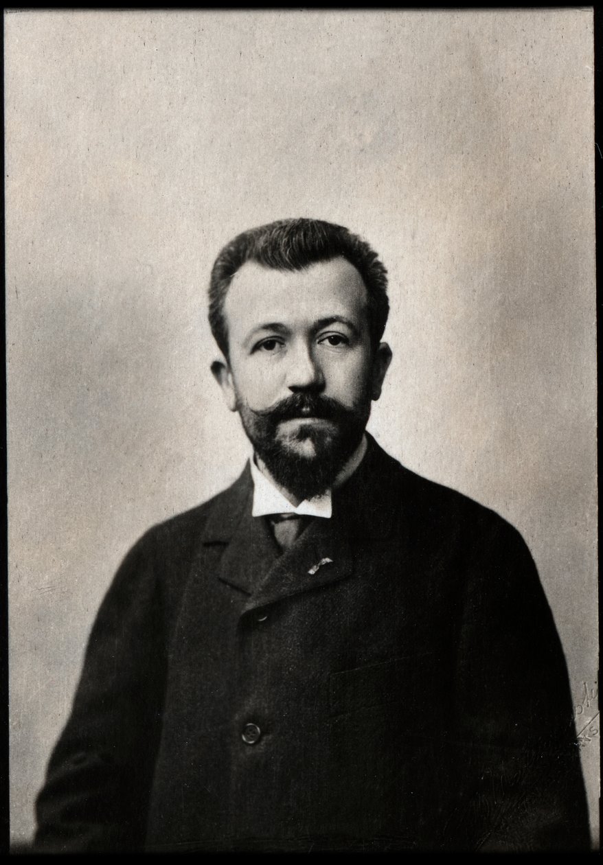 صورة لهنري لافيدان (1859-1940) ، كاتب مسرحي فرنسي. بواسطة مصور فرنسي