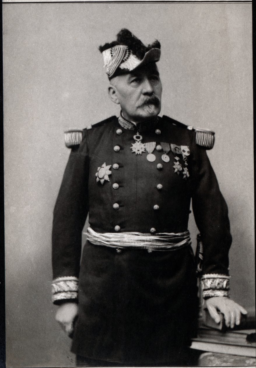 صورة لجاك تشارلز دوتشيسن (1837-1918) ، جنرال فرنسي. بواسطة مصور فرنسي