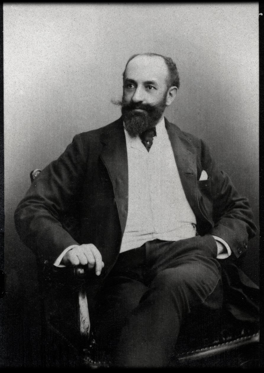 صورة لجاك نورمان (1848-1931) ، كاتب فرنسي. بواسطة مصور فرنسي