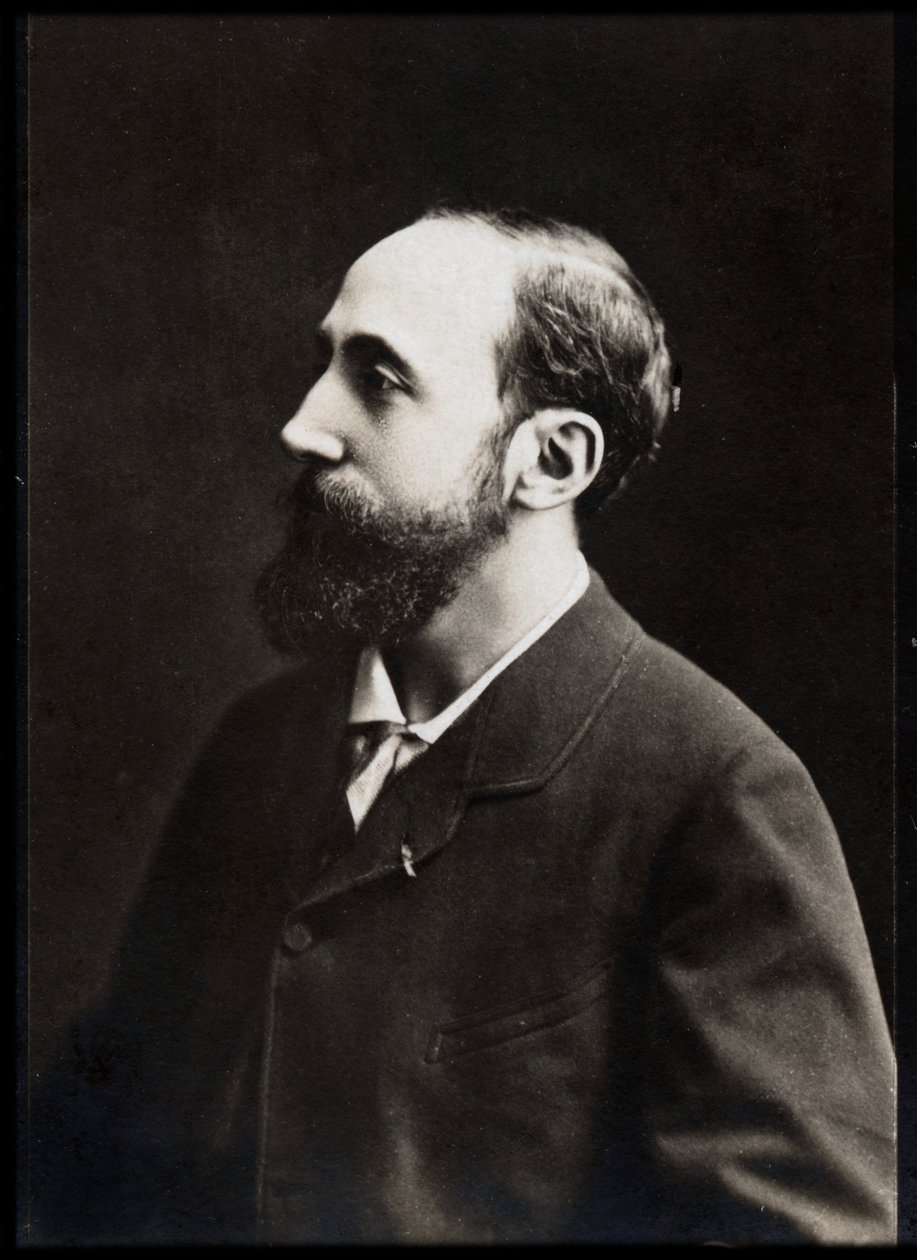 صورة لجول كلاريتي (1840-1913) ، كاتب فرنسي. بواسطة مصور فرنسي
