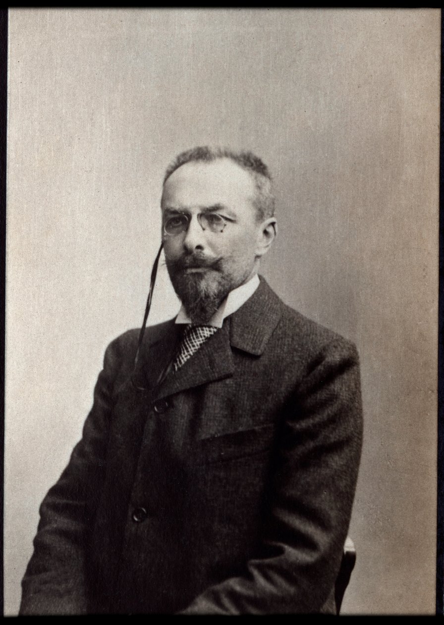 صورة لجول ماري (1851-1922) ، كاتب فرنسي. بواسطة مصور فرنسي