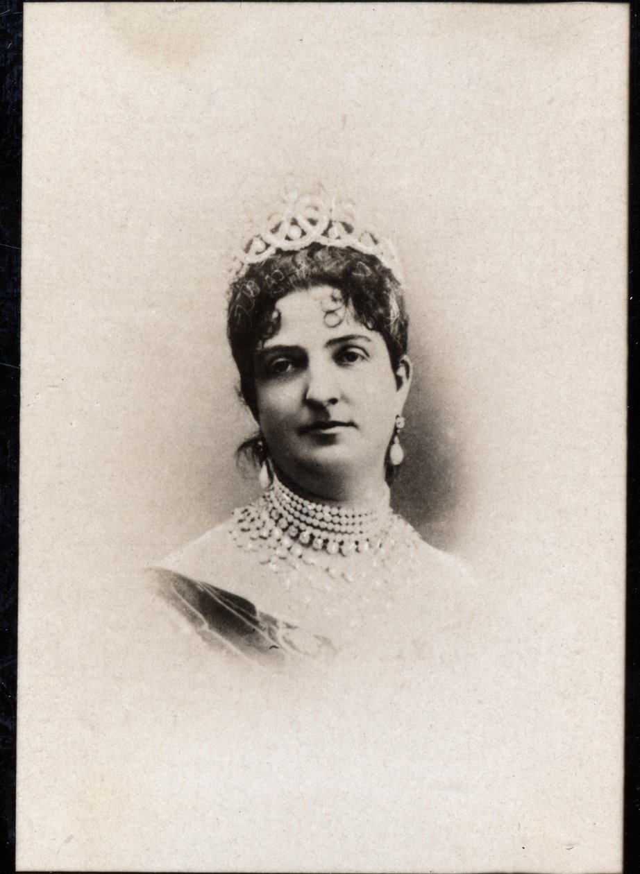 صورة لمارجريتا سافوي (1851-1926) ، ملكة إيطاليا. بواسطة مصور فرنسي