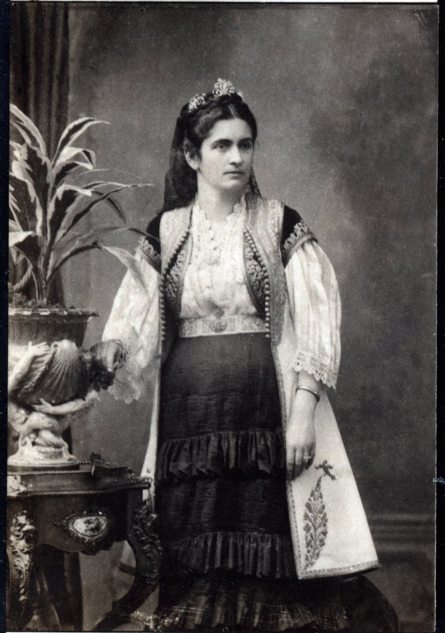 صورة ميلينا فوكوتيك (1847-1923) ، أميرة الجبل الأسود. بواسطة مصور فرنسي