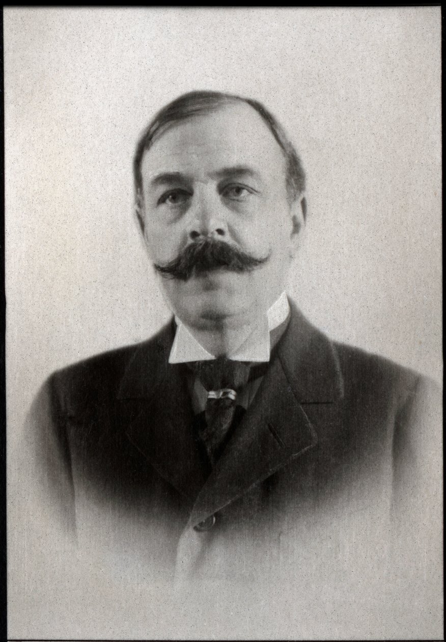 صورة لأوكتاف ميربو (1848-1917) ، كاتب فرنسي. بواسطة مصور فرنسي
