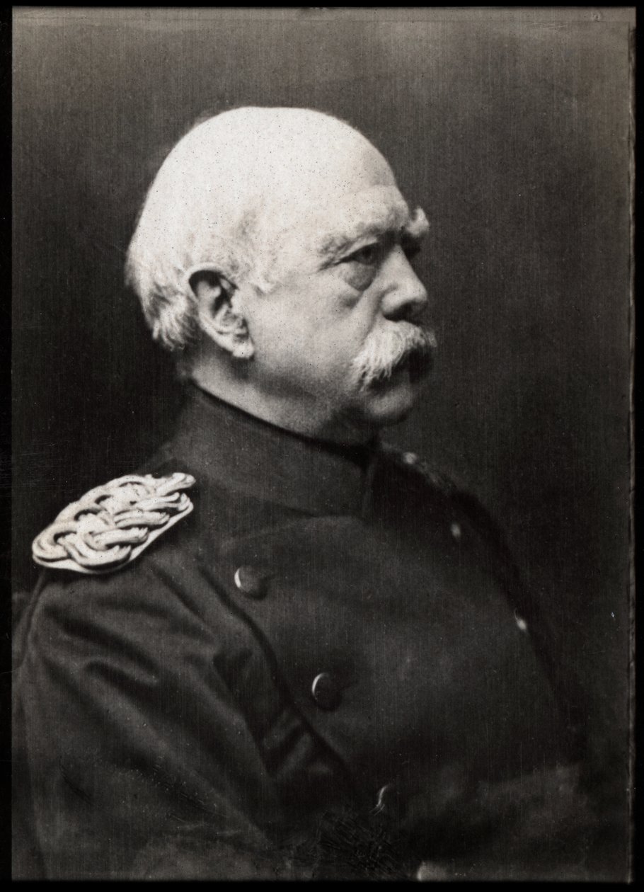 صورة لأوتو فون بسمارك (1815-1898) ، رجل الدولة البروسي الألماني. بواسطة مصور فرنسي