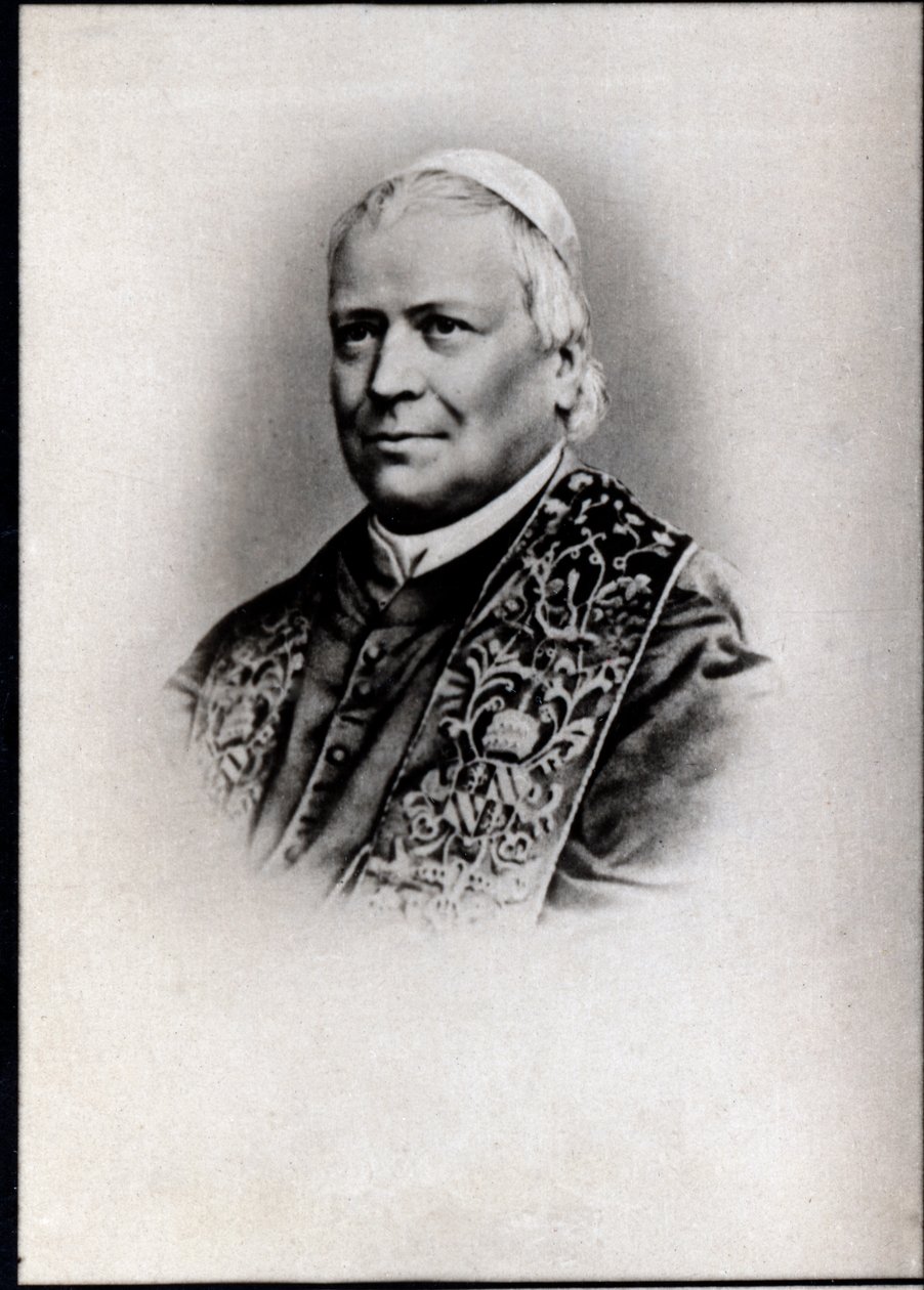 صورة البابا بيوس التاسع (Pie IX) (1792-1878). بواسطة مصور فرنسي