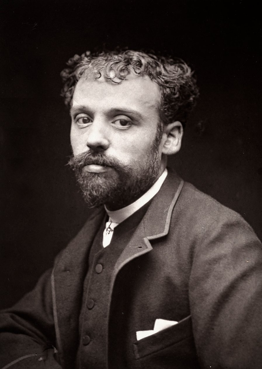 صور الفنان إدوارد بيسون بمناسبة صالون باريس عام 1885 بواسطة مصور فرنسي