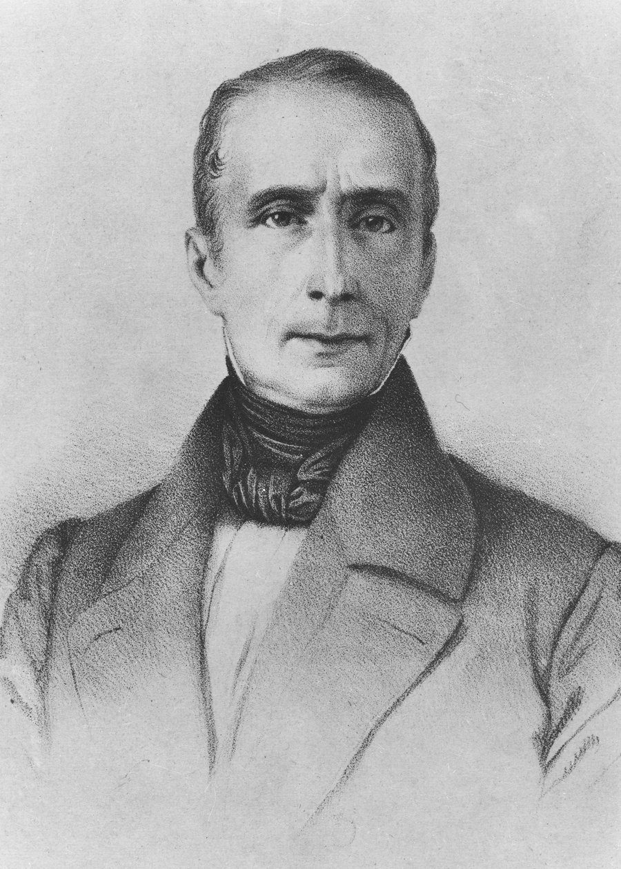 ألفونس دي لامارتين ، 1848 بواسطة المدرسة الفرنسية