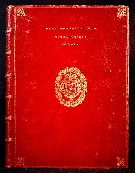 أطلس لويس الرابع عشر. خطط الأماكن etrangeres ، المجلد .1 ، 1665 (جلد) بواسطة المدرسة الفرنسية