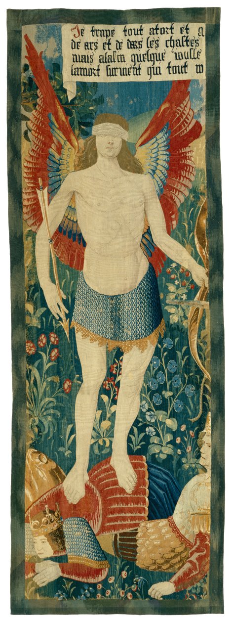 Eros Triumphant، 1500-20 (صوف وحرير) بواسطة المدرسة الفرنسية
