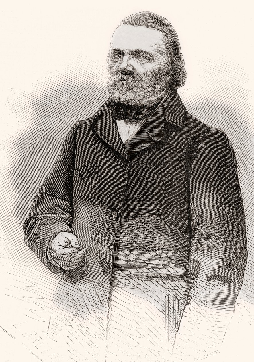 جوزيف ميري ، من LUniverd Illustré ، 1866 بواسطة المدرسة الفرنسية