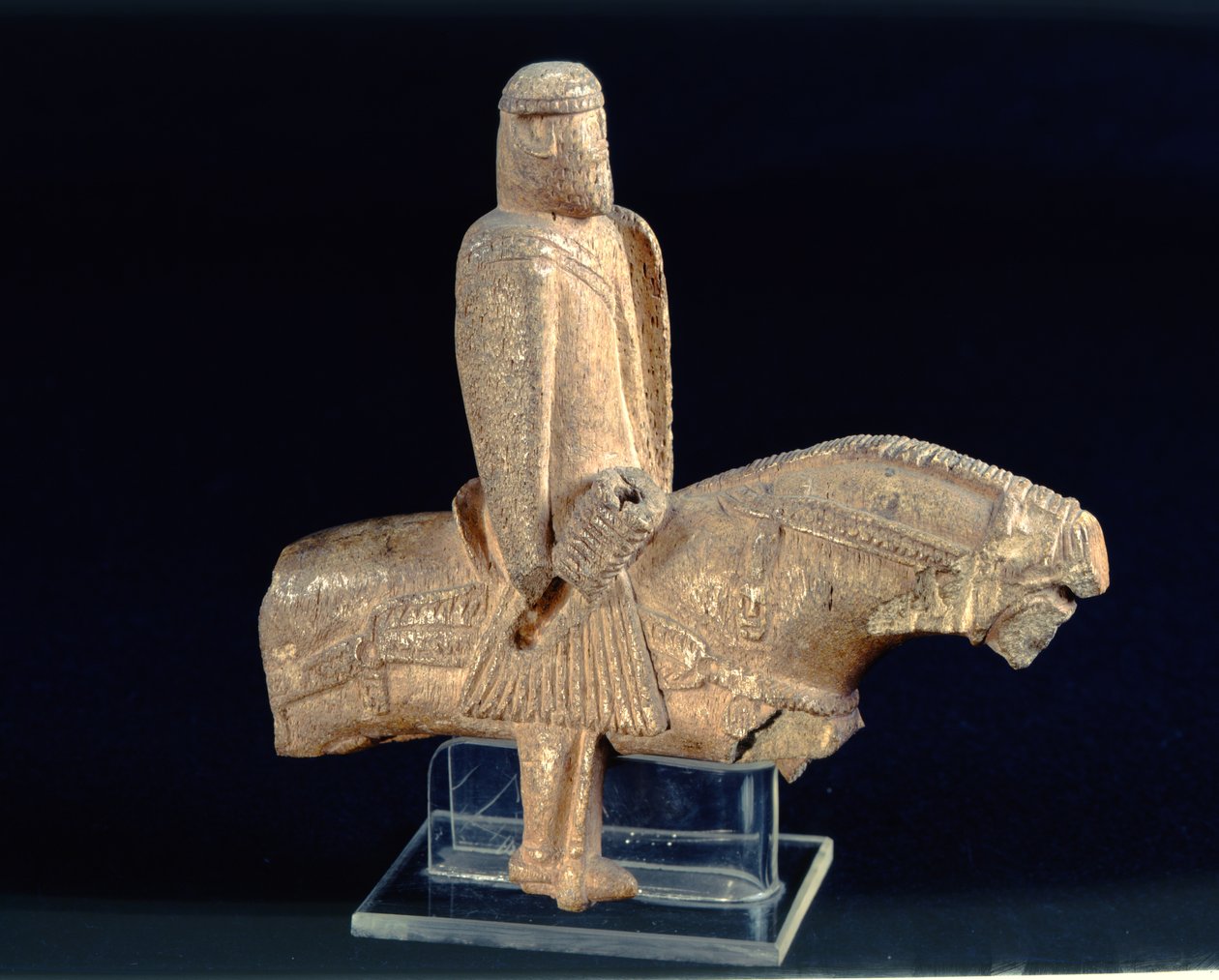 فارس على ظهور الخيل ، الملف الشخصي الأيسر (العظام) (انظر أيضًا 219607) بواسطة المدرسة الفرنسية