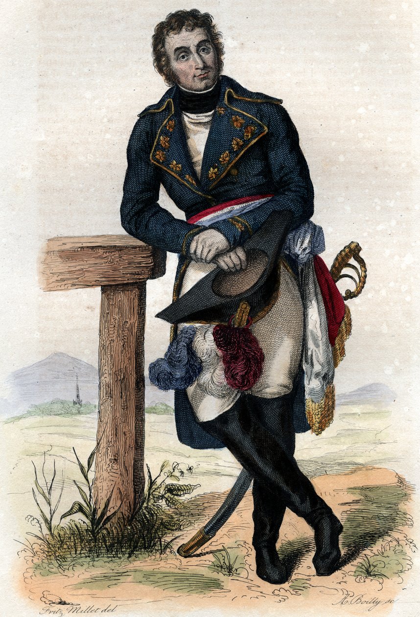 صورة لأندريه ماسينا (1758-1817) ، أول دوك دو ريفولي ، الأمير الأول ديسلينج ، القائد العسكري الفرنسي. بواسطة المدرسة الفرنسية