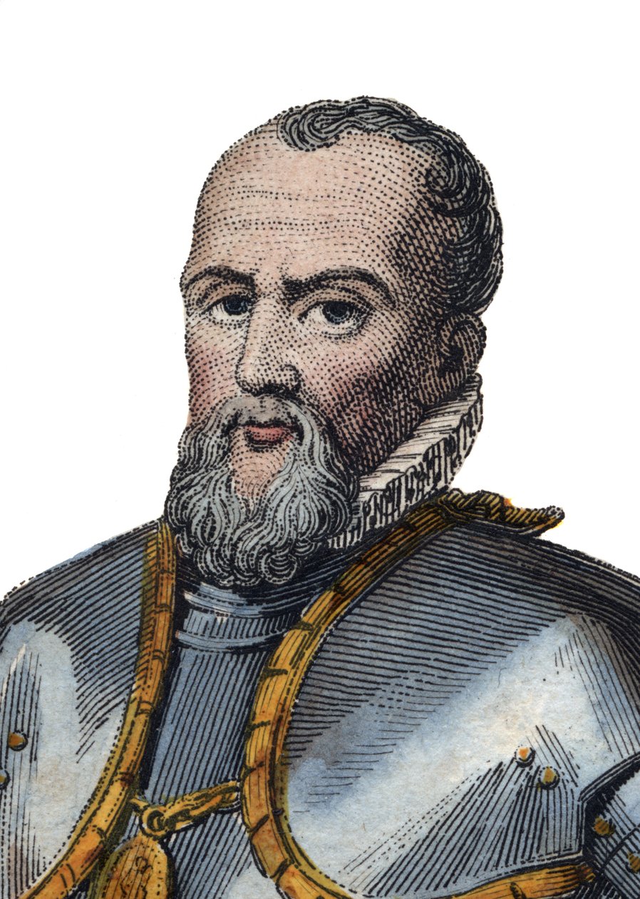 صورة لآن دي مونتمورنسي ، دوك دي مونتمورنسي (1492-1567) ، جندي فرنسي ، رجل دولة ودبلوماسي. بواسطة المدرسة الفرنسية