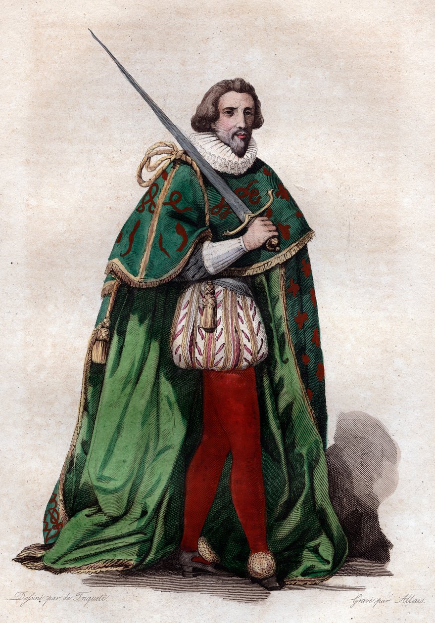 صورة لفرنسوا دي بوني ، دوك دو ليسديجويريس (1543-1626) ، جندي فرنسي وكونستابل فرنسا. بواسطة المدرسة الفرنسية