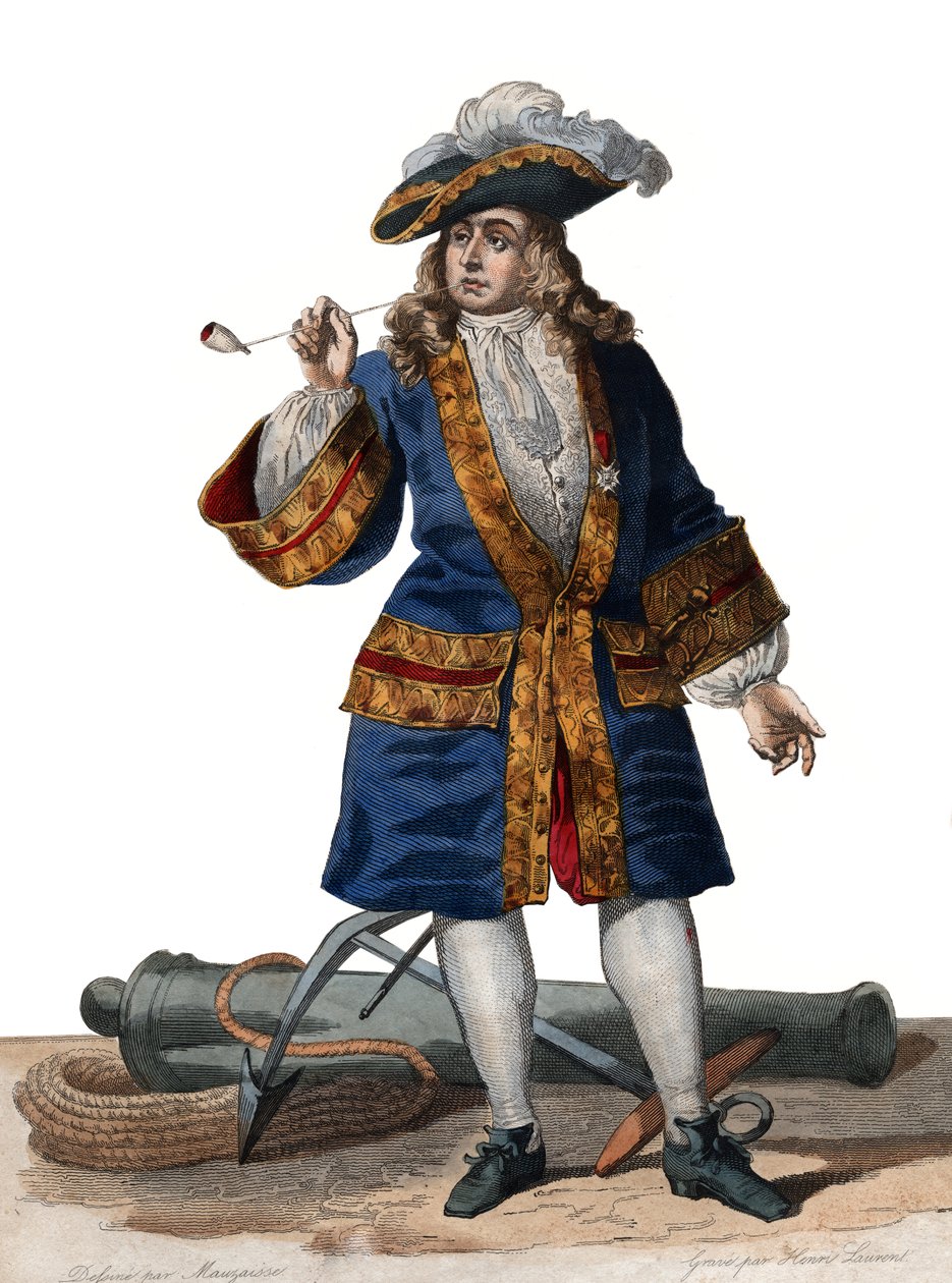 صورة جان بارت (1650-1702) ، قرصان فرنسي. بواسطة المدرسة الفرنسية