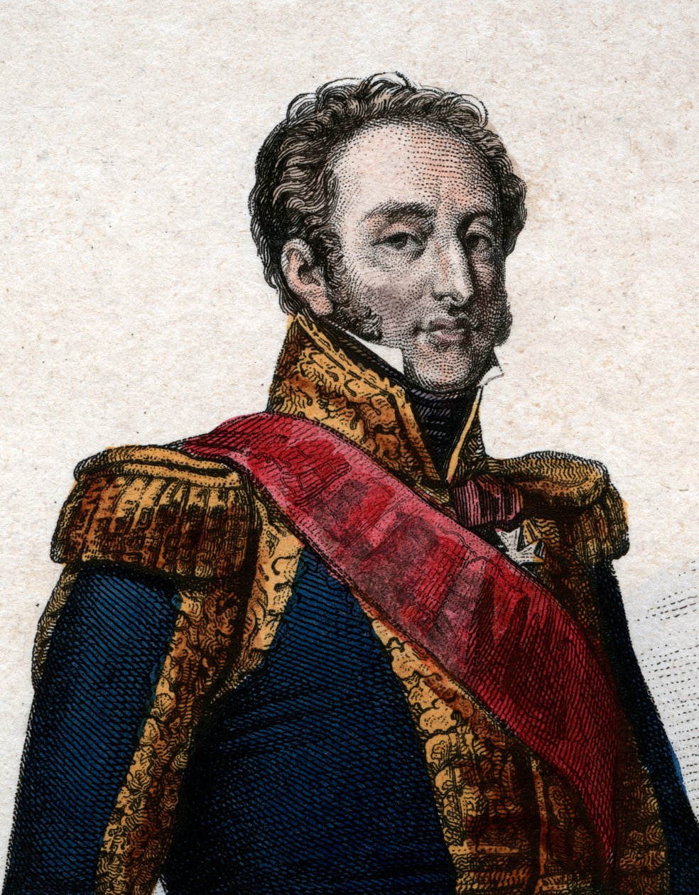 صورة لويس جابرييل سوتشت (1770-1826) ، أول دوك دالوفيرا ومارشال من فرنسا. بواسطة المدرسة الفرنسية