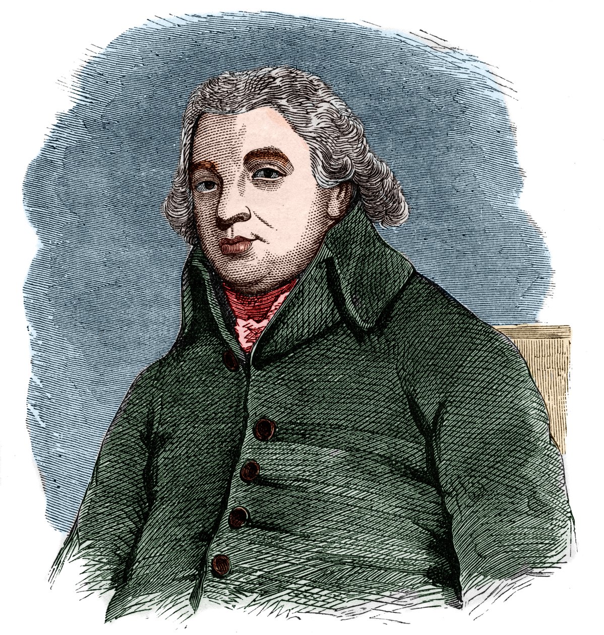 صورة لروبرت رايكس (1736-1811) ، فاعل خير إنجليزي وعادي أنجيلي. بواسطة المدرسة الفرنسية