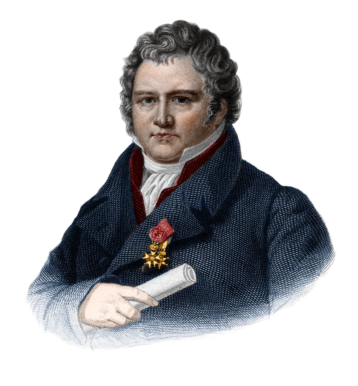 صورة البارون غيوم لويس تيرناو أو تيرناو لاين (1763-1833) صناعي فرنسي. بواسطة المدرسة الفرنسية