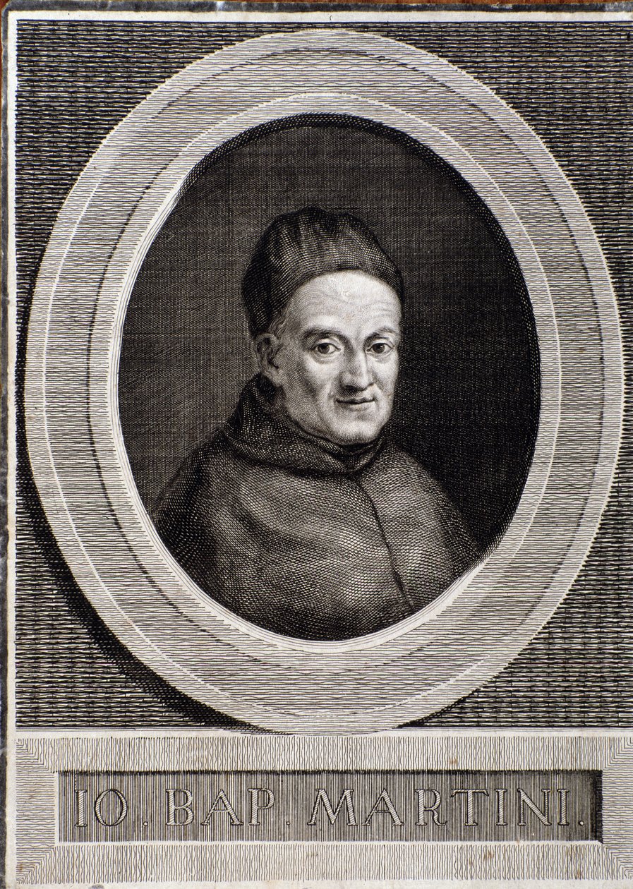 صورة جيوفاني باتيستا مارتيني (1706-1784) ملحن إيطالي ومنظر موسيقى بواسطة المدرسة الايطالية