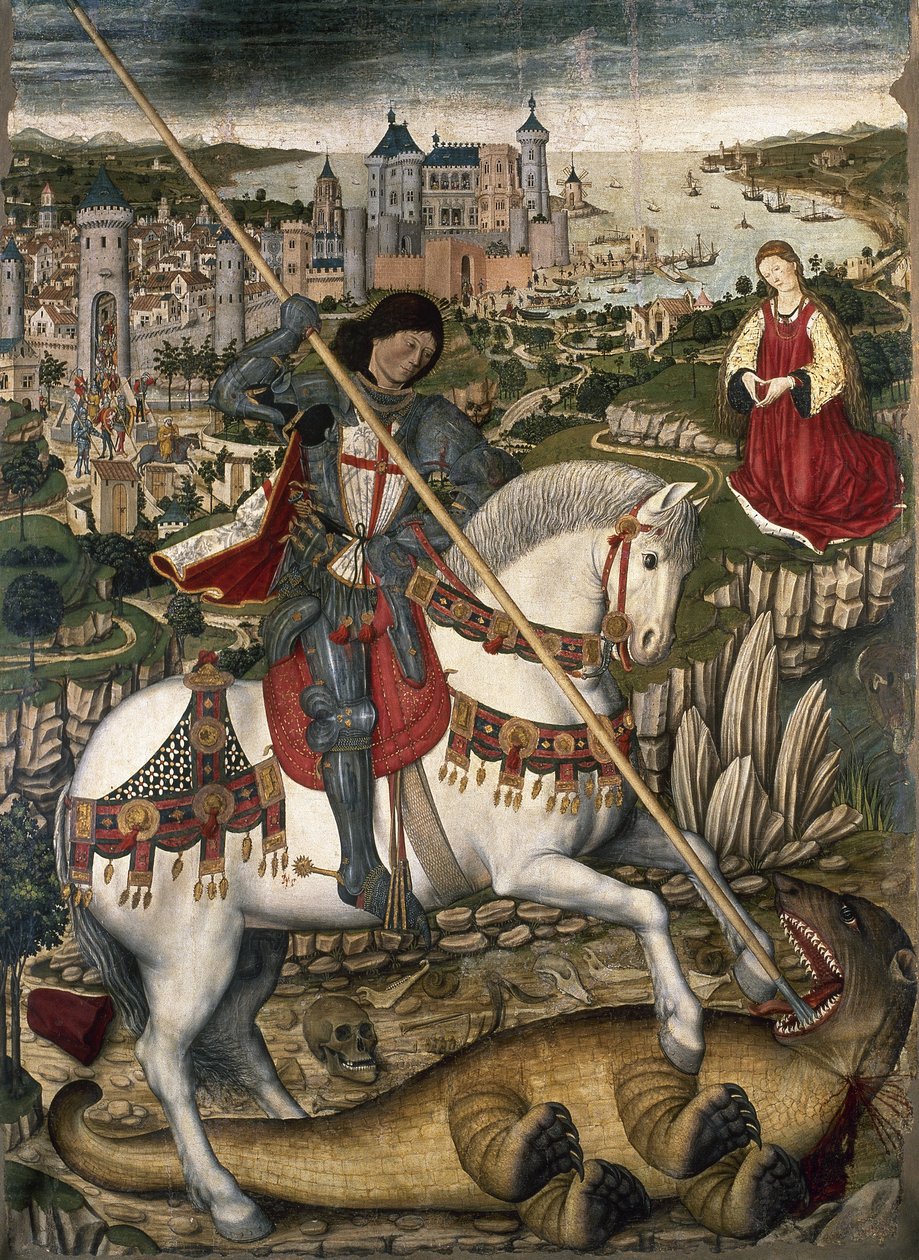 بيري نيكار ، سانت جوردي (سانت جورج) ، 1470 بواسطة المدرسة الاسبانية