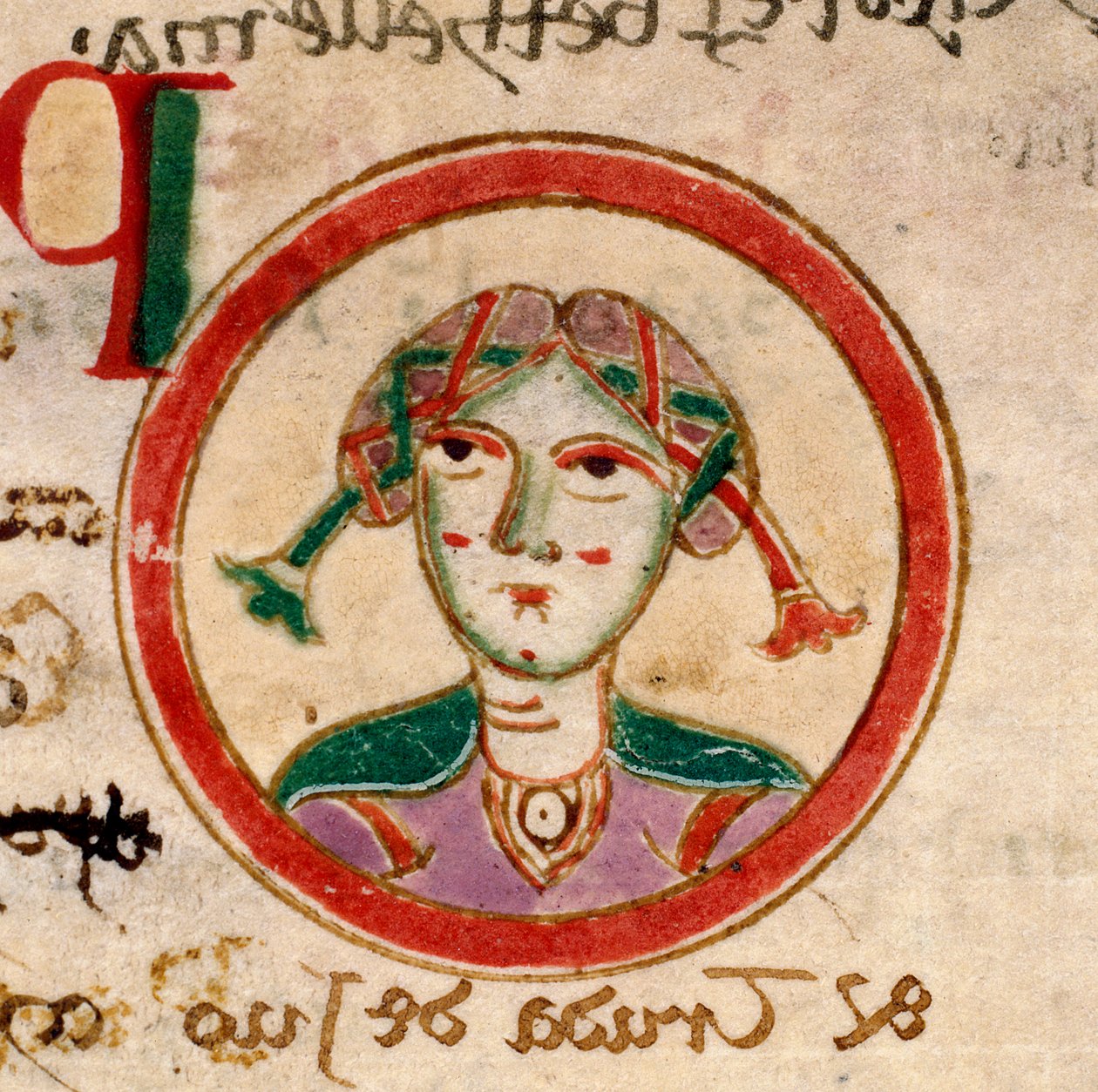 شارع Euphemia: ص. 103v من الروح القدس Obitarium بواسطة غير معروف