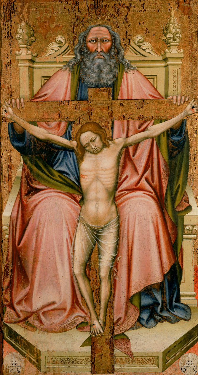 الثالوث ، من قبل المايسترو GZ ، في Pinacoteca Nazionale في فيرارا بواسطة غير معروف