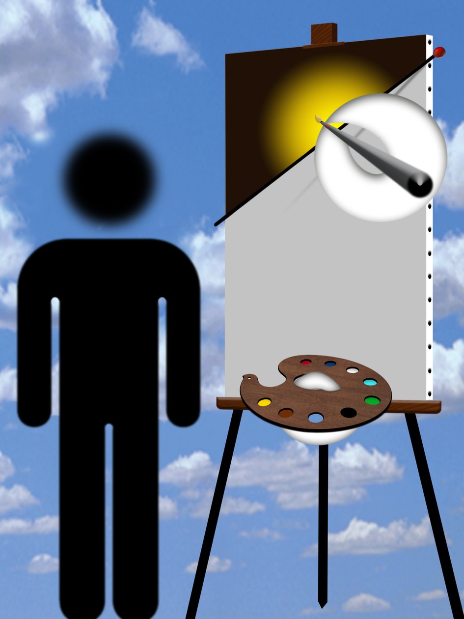 رسام ونموذج (II) بواسطة 