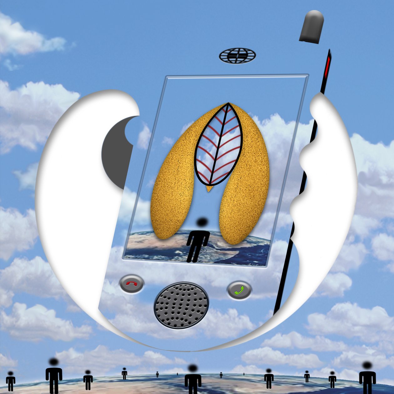 "...seit ein Gespräch wir sind..." (aus der Serie Skyphone) بواسطة 